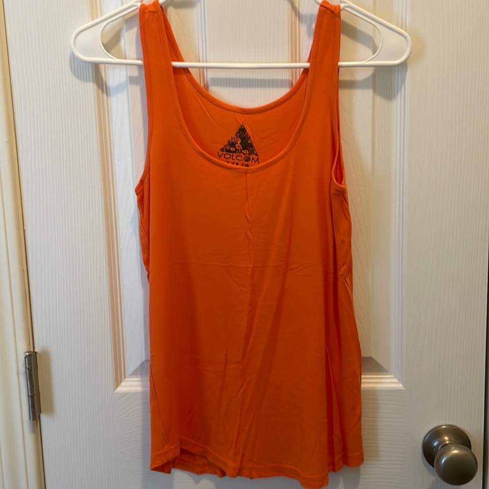 Volcom Small orange tank top